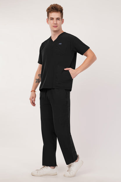 Smart Men's Scrubs - Black