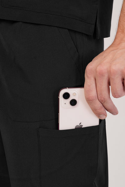 Smart Men's Scrubs - Black