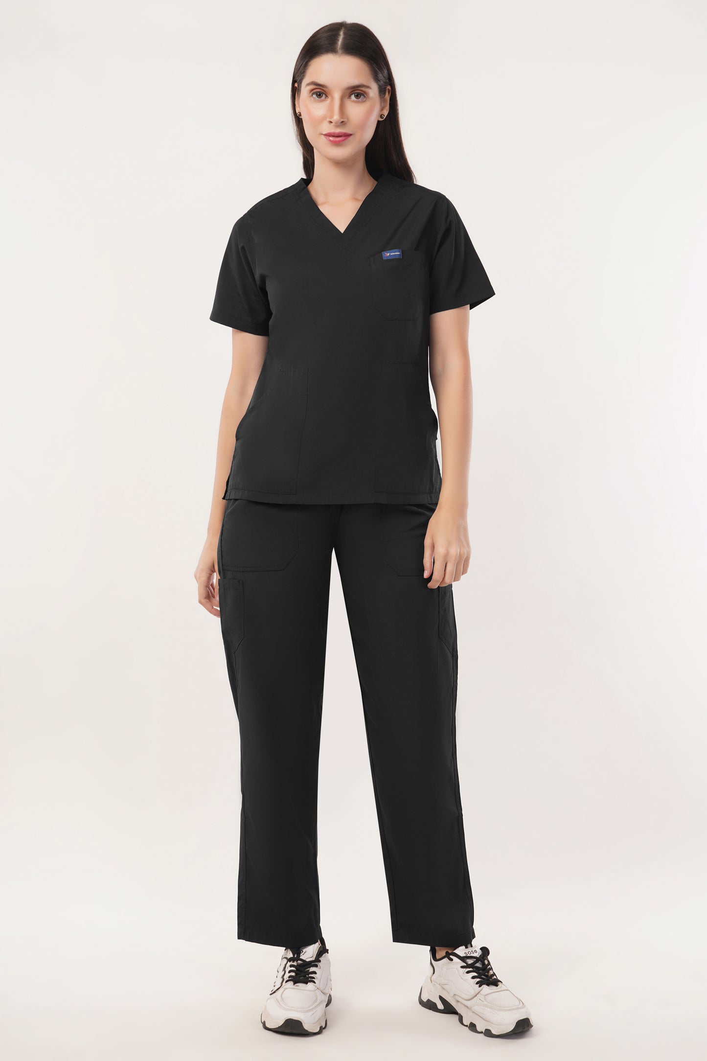 Smart Women's Scrubs - Black