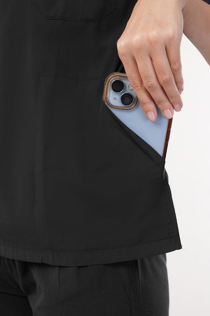 Smart Women's Scrubs - Black